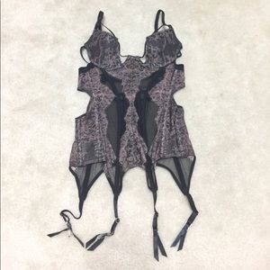 Black and pink Victoria’s Secret Corset